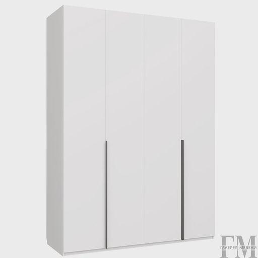 Четырехстворчатый шкаф «Чарли 24», белый